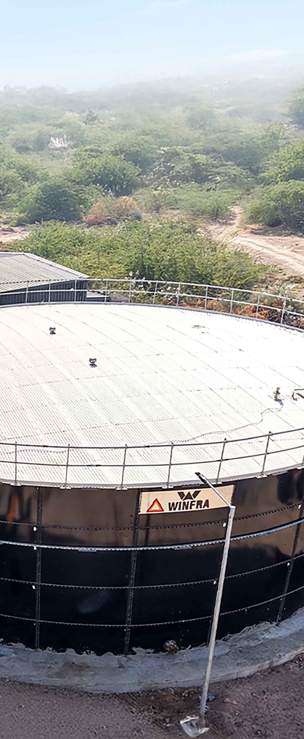 glass lined steel tank