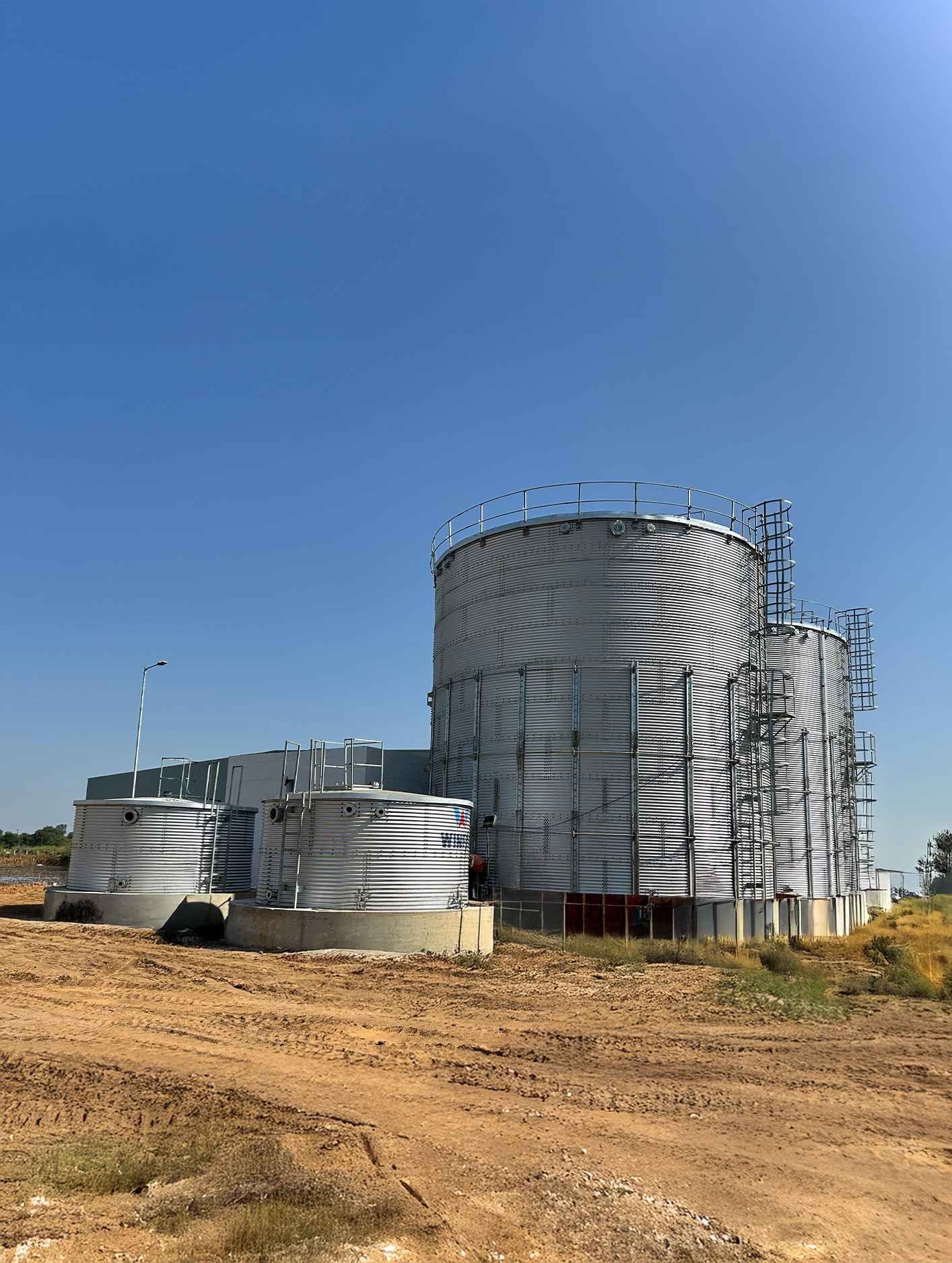 industrial water storage tank