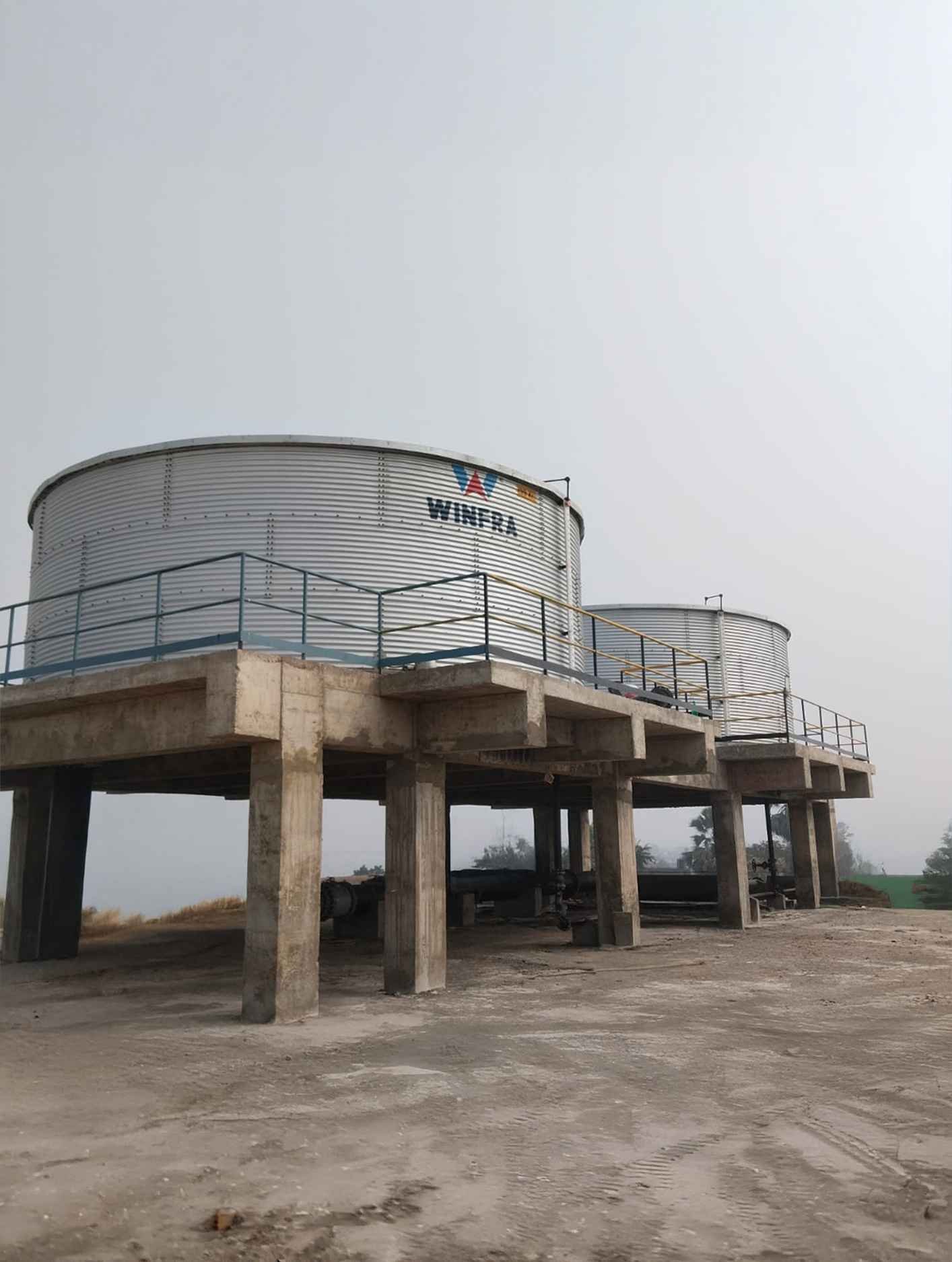 winfra zincalume tank faridabad